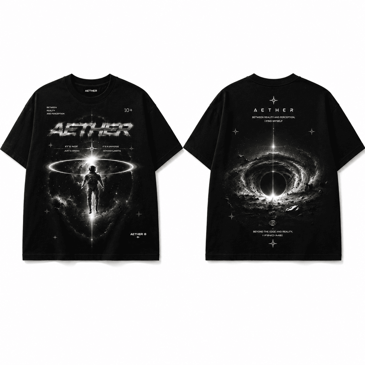 Áo Thun AETHER Event Horizon Oversized Tee