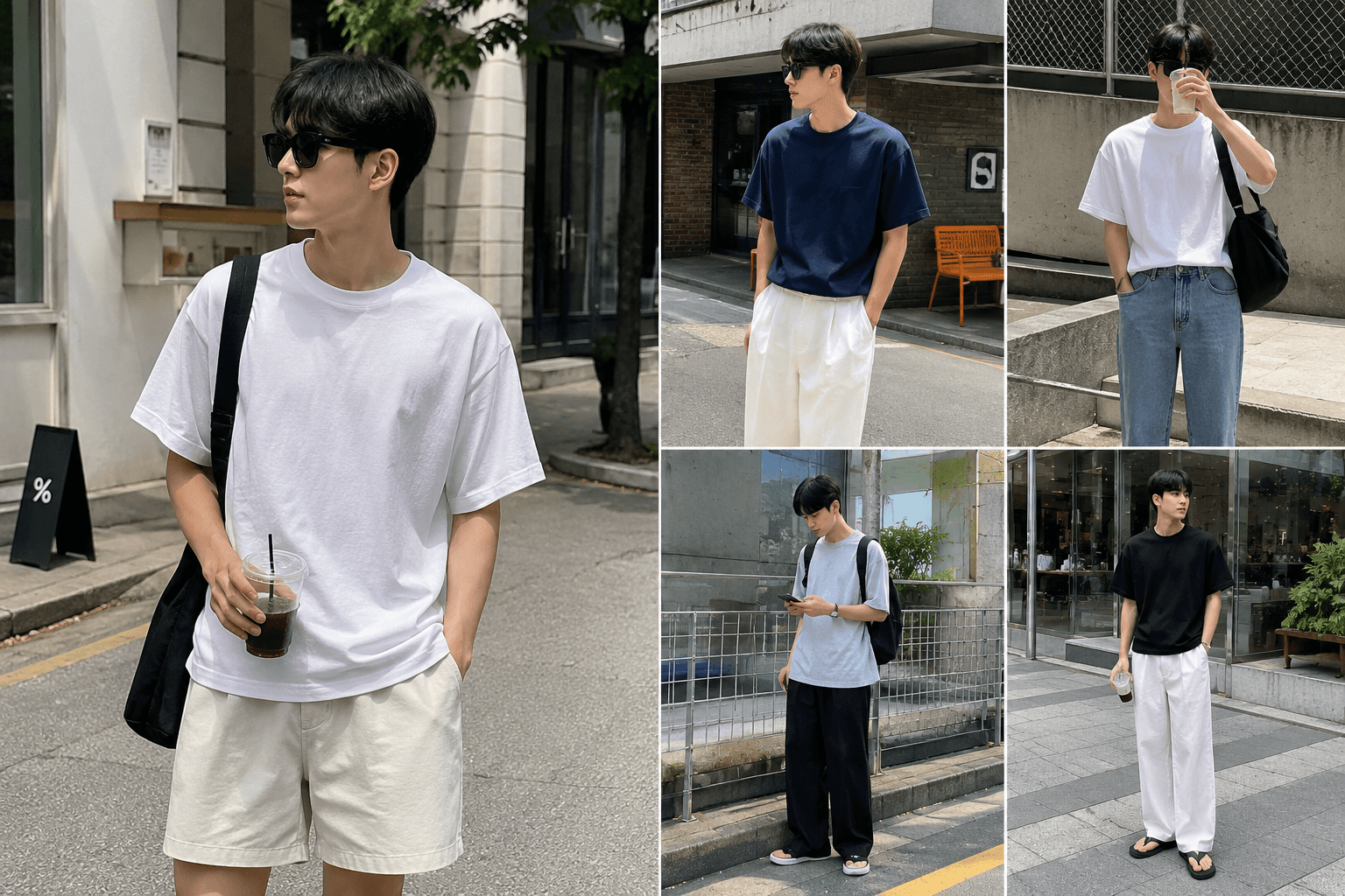Style Nam Hàn Quốc Mùa Hè