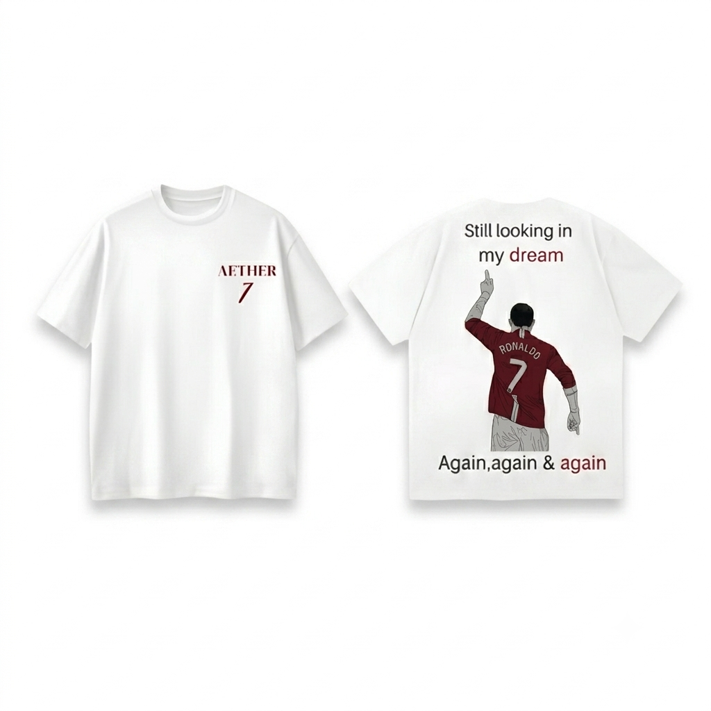 Áo Thun Oversized AETHER CR7 Dream Tee – 100% Cotton | Streetwear Local Brand Chính Hãng
