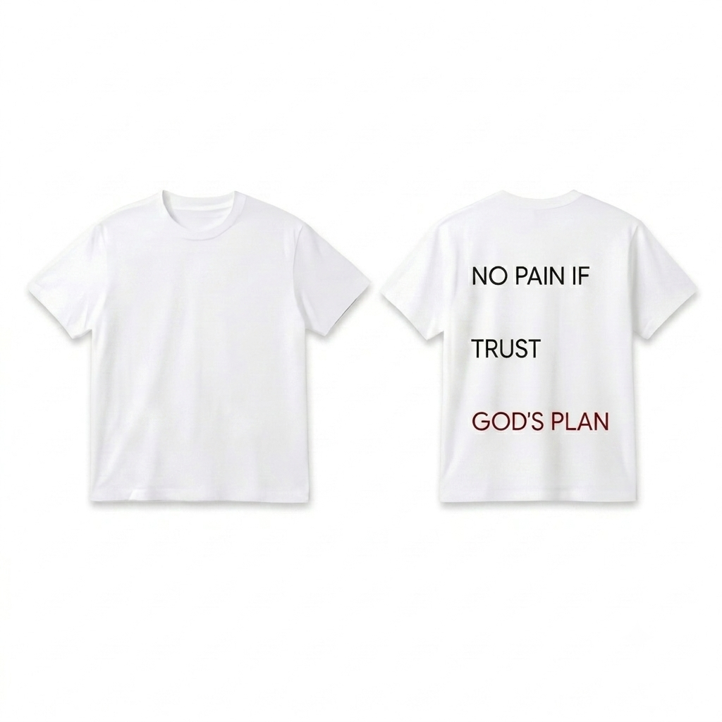 Áo Thun Oversized AETHER God's Plan Tee – 100% Cotton | Local Brand Streetwear Cao Cấp